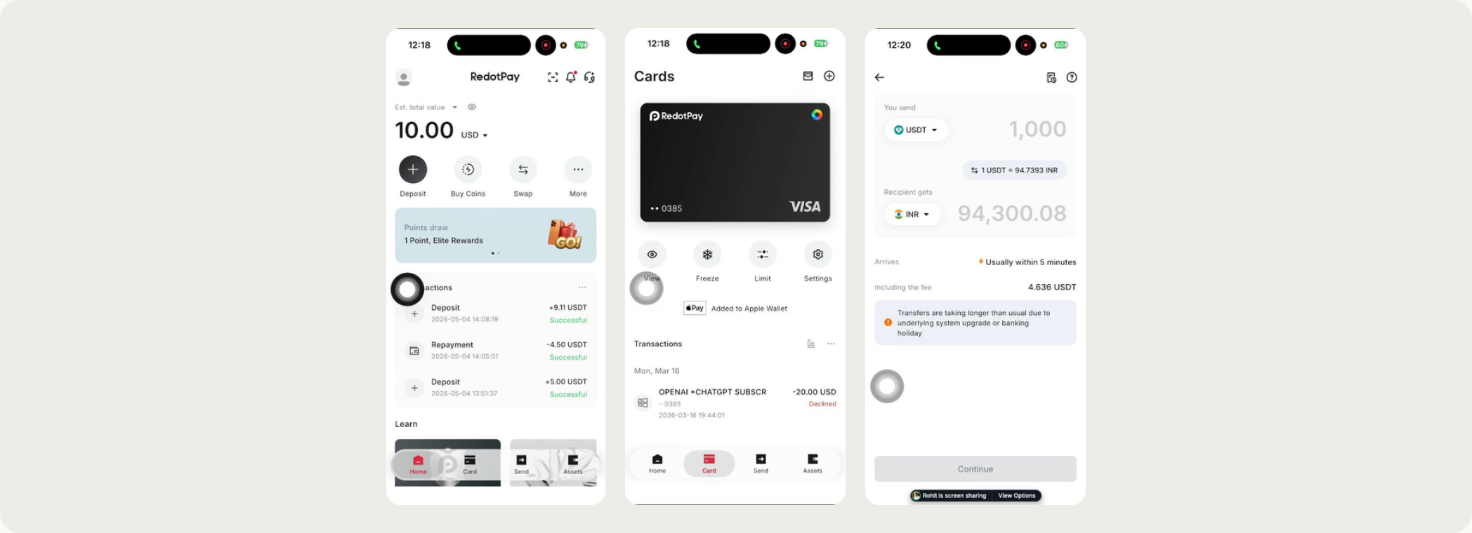 RedotPay's single balance driving both spending and remittance