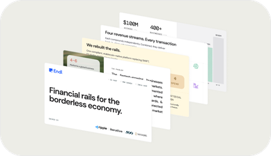 Spreads from the investor deck and memo